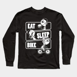 Eat Sleep Bike - Bicycle Cycle Bike Gift design Long Sleeve T-Shirt